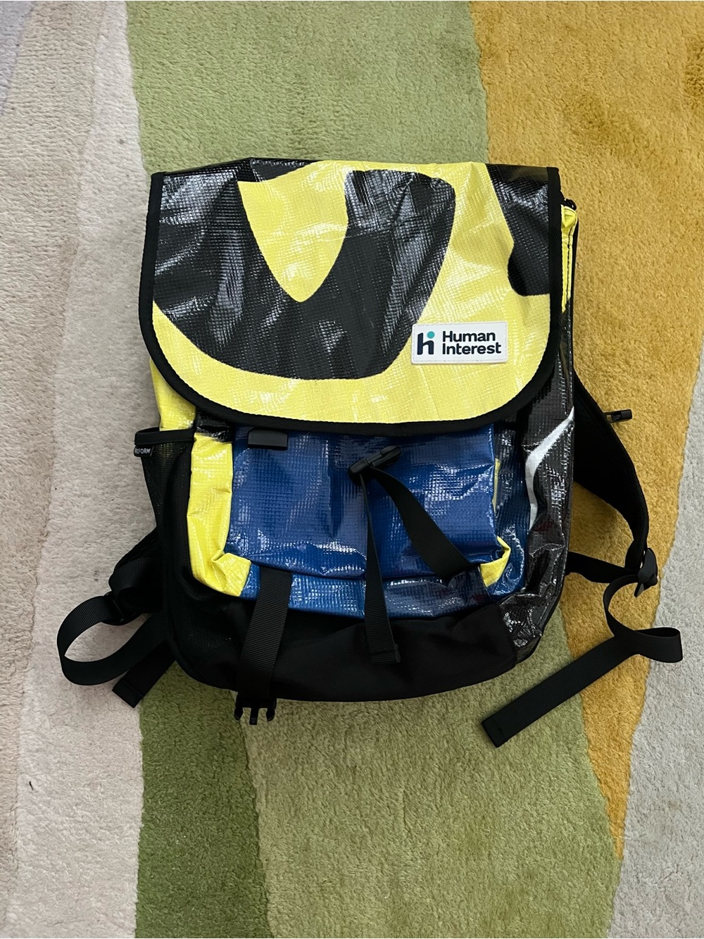 Rareform Yellow & Blue Backpack